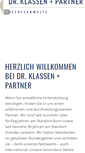 Mobile Screenshot of dr-klassen.de